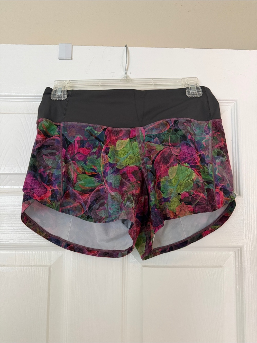 Lululemon Athletica Multicolor Floral Athletic Shorts